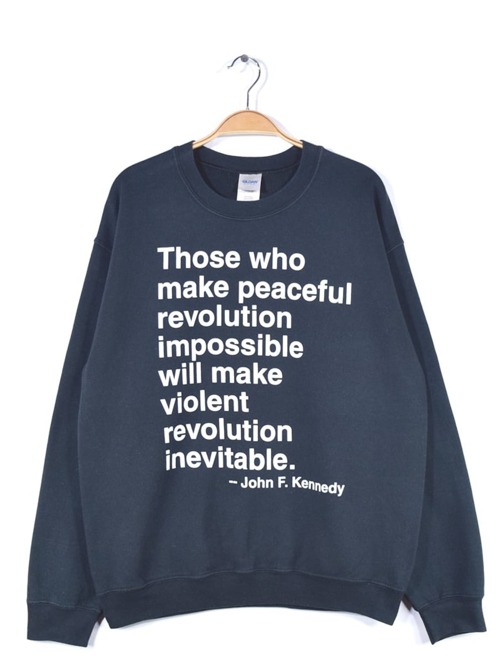 NWOT Wicked Clothes Political Protest JFK Sweatshirt